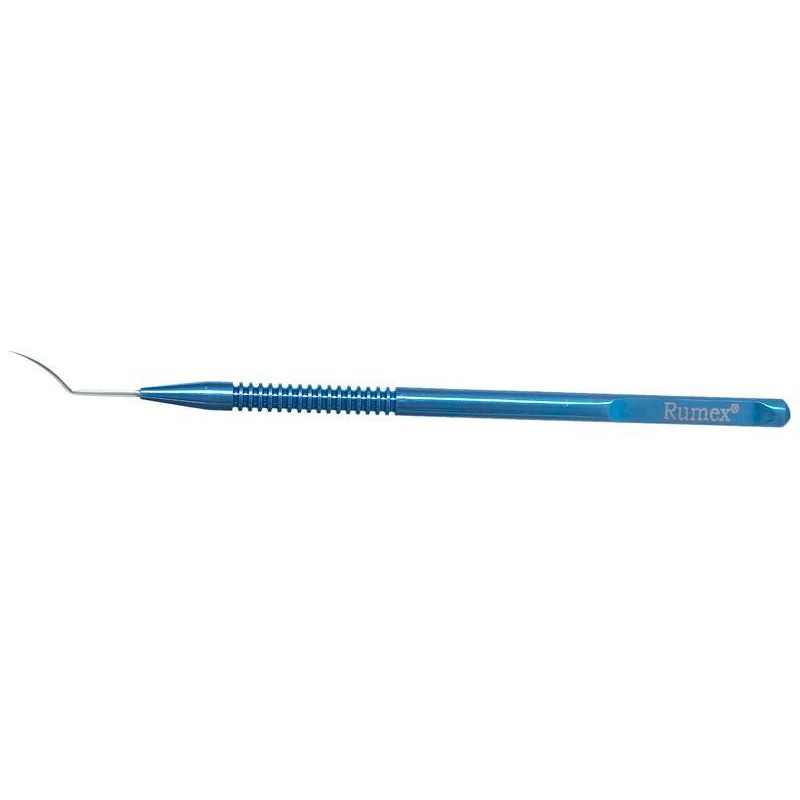 591R 5-021 Lewicky Hook, Angled, 0.15 mm x 10.00 mm Shaft, Length 120 mm, Round Titanium Handle