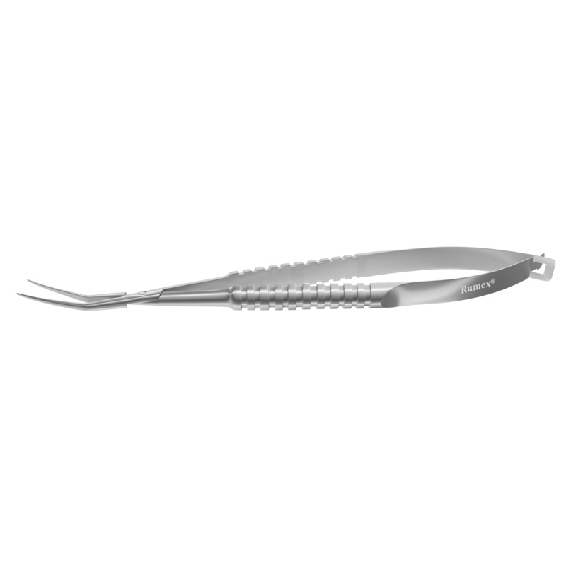 693R 4-20111S ICL Cartridge Loading Forceps, Angled 30 Long Jaws, Round Handle, Length 120 mm, Stainless Steel