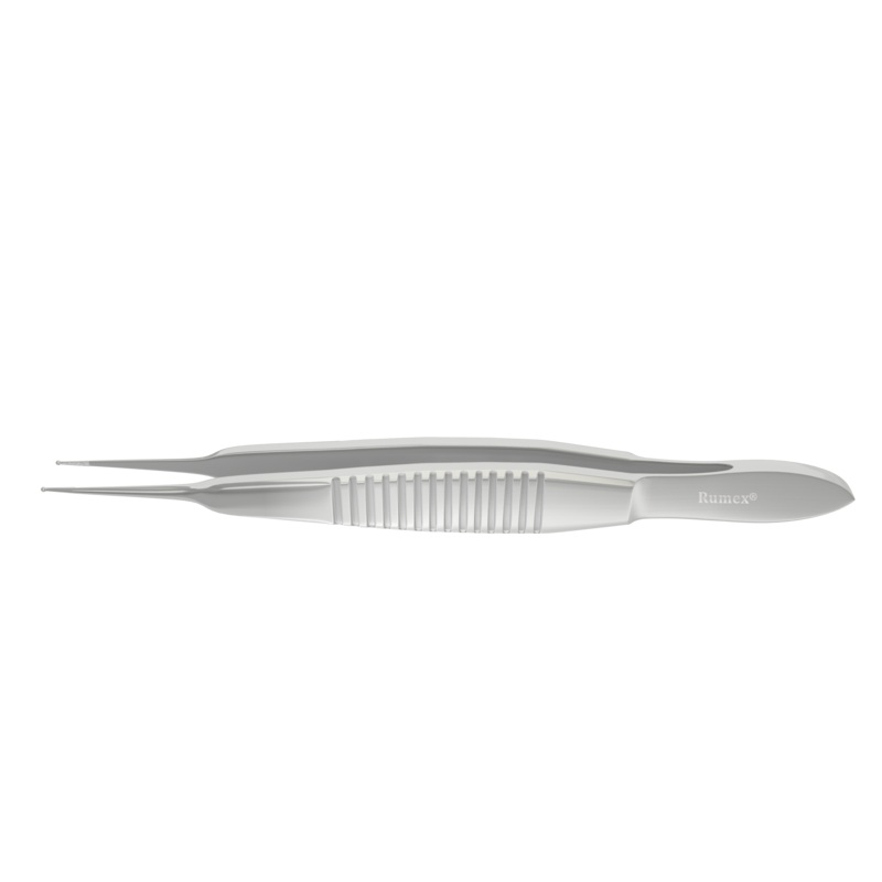 999R 4-2301S Fechtner Conjunctiva Forceps, Delicate Ring Jaws, Flat Handle, Length 108 mm, Stainless Steel