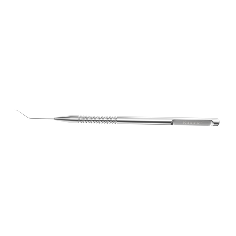 999R 5-032S Sinskey Hook, Angled, 0.15 mm x 10.00 mm Shaft, Length 122 mm, Round Handle, Stainless Steel