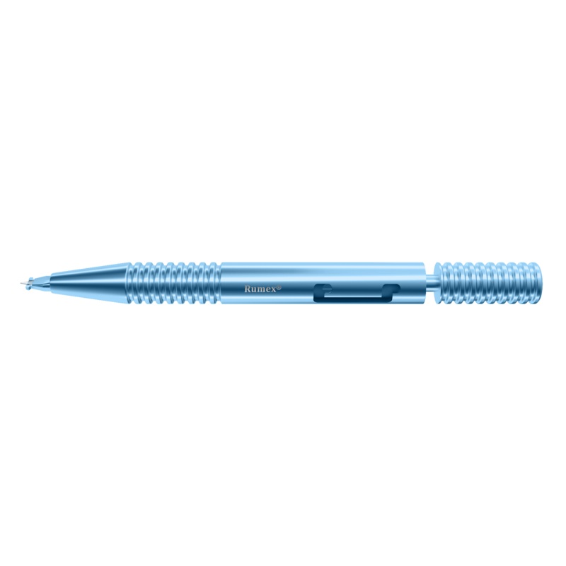 999R 6-500S/6-0531 LRI Diamond Knife, 20 Trifacet Blade, 0.20/1.00 mm, Preset Depth of 500 Microns, to be Used with a Slit Lamp, Length 78 mm, Short Titanium Handle