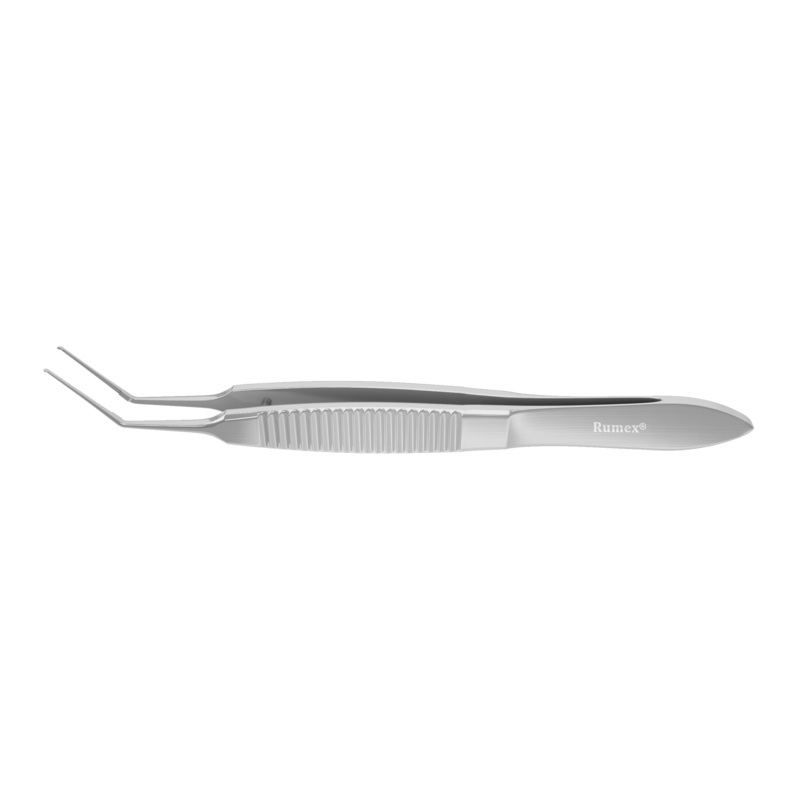 071R 4-0300S Utrata Capsulorhexis Forceps, Cystotome Tips, 11.50 mm Straight Jaws, Flat Handle, Length 82 mm, Stainless Steel