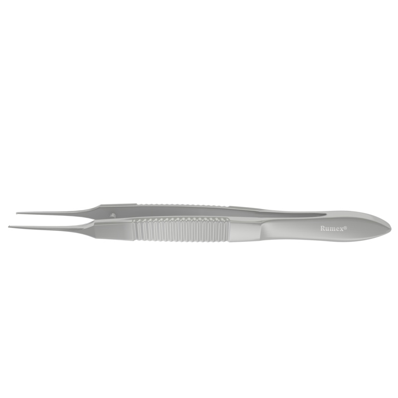 224R 4-058S Bonn Corneal Forceps, Straight, 0.12 mm, 1×2 Teeth, Medium Size, Length 94 mm, Stainless Steel
