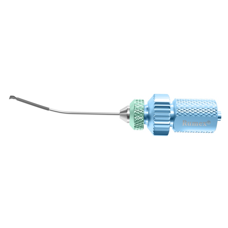 242R 4-0375 Capsulorhexis Forceps with Internal Ruler, 23 Ga, 6 Engravings, with Lock, Micro Jaws, Tip Only