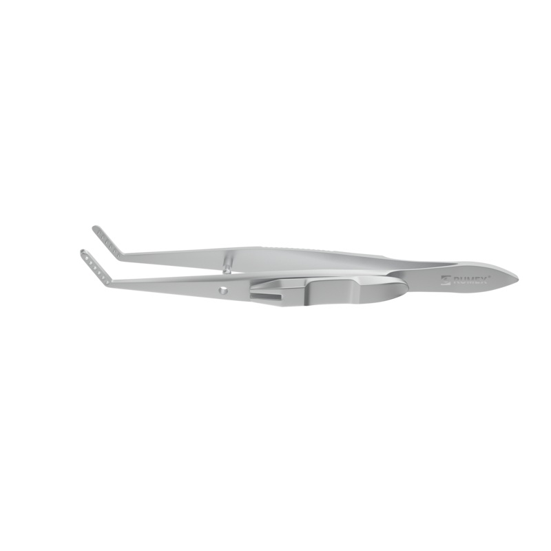 352R 4-130S Jameson Muscle Forceps, Left, 6 Teeth, Slide Lock, Length 100 mm, Stainless Steel