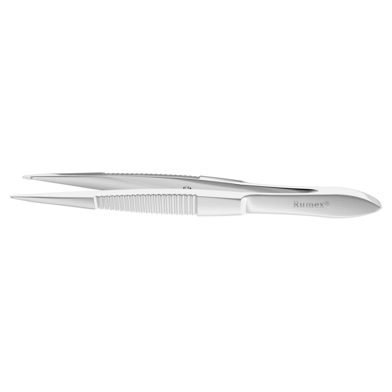 415R 4-042S Cilia Forceps, Narrow, Flat Handle, Length 86 mm, Stainless Steel