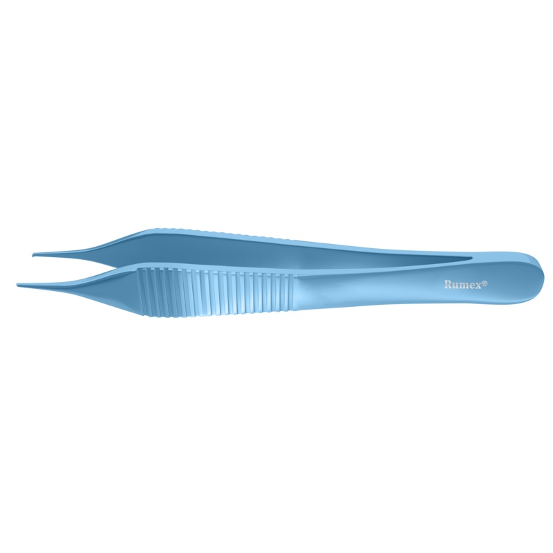419R 4-0741T Adson Fixation Forceps, 0.50 mm, 1×2 Teeth, Length 124 mm, Titanium