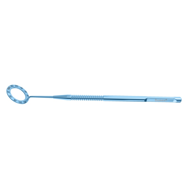 427R 2-030T Mendez Degree Gauge, Round Handle, Length 134 mm, Titanium