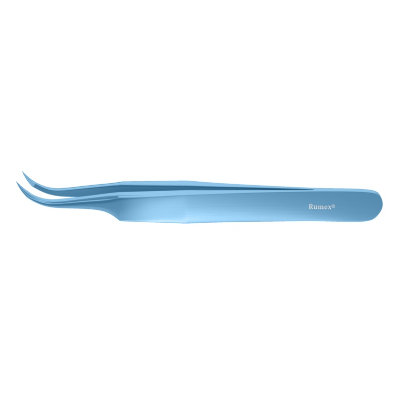 519R 4-115T Jeweler Forceps # 7, Curved, Length 110 mm, Titanium