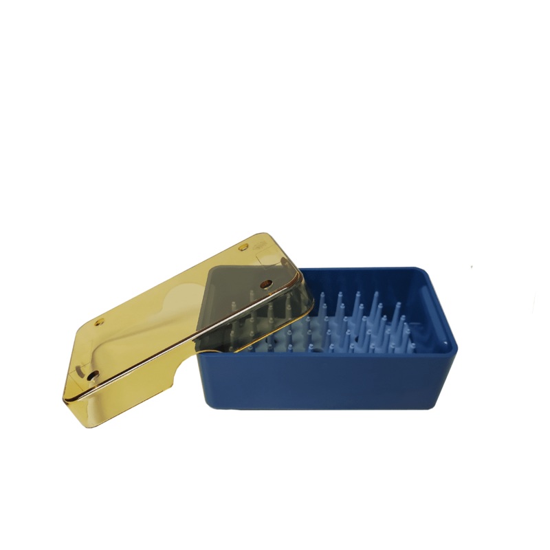 720R 18-307 Plastic Sterilization Tray with Silicone Finger Mat, Very Small, 68.53825.5 mm, 31.51