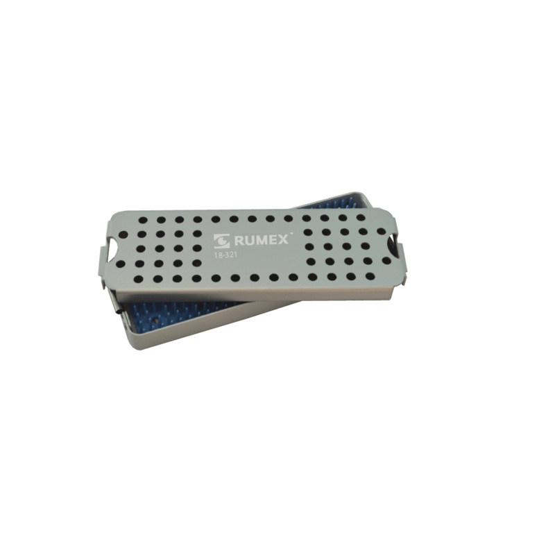 999R 18-321 Aluminum Sterilization Tray with Silicone Mat, 2006520 mm, 7.752.50.80