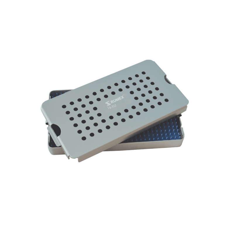 999R 18-322 Aluminum Sterilization Tray with Silicone Mat, 20011020 mm, 7.754.250.80