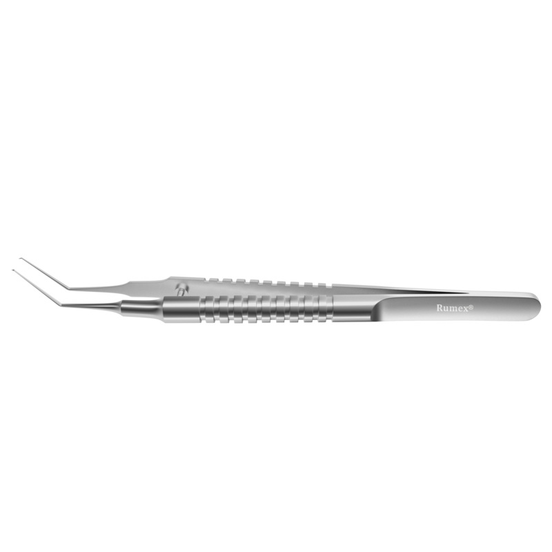 999R 4-0311S Utrata Capsulorhexis Forceps, Cystotome Tips, 11.50 mm  Straight Jaws, Round Handle, Length 110 mm, Stainless Steel