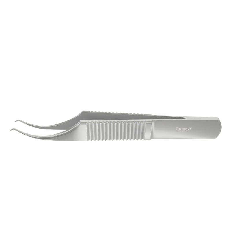 999R 4-050S Colibri Corneal Forceps, 0.12 mm, 1×2 Teeth, Flat Handle, Length 84 mm, Stainless Steel