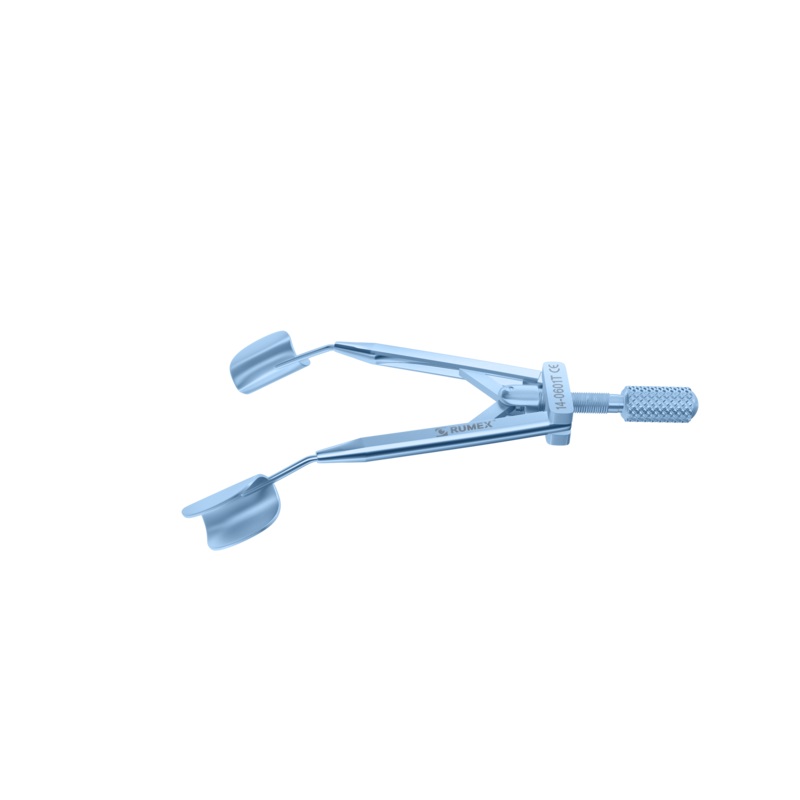 172R 14-0601T Kershner Reversible Speculum, 14.00 mm Solid Blades, Flat Branches, Length 70 mm, Titanium