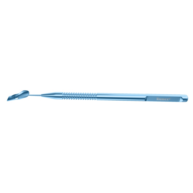 201R 13-150T Spatula-Guide for Corneal Endothelium Implantation, Length 122 mm, Titanium