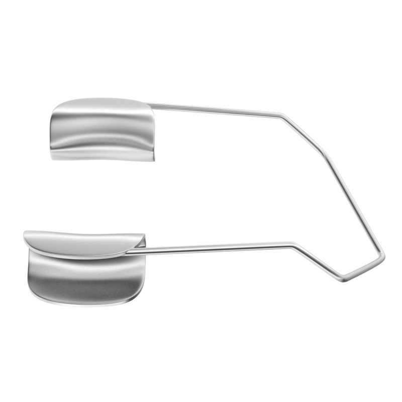 269R 14-0221S Barraquer Speculum with Solid Blades, Temporal, Adult Size, 14.00 mm Blades, Length 40 mm, Stainless Steel