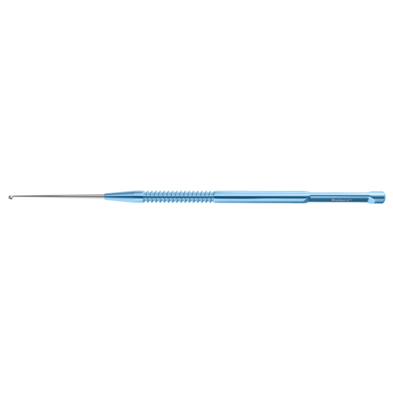 341R 16-065 Meyerhoefer Chalazion Curette, Size 2-2.00 mm, Length 135 mm, Round Titanium Handle