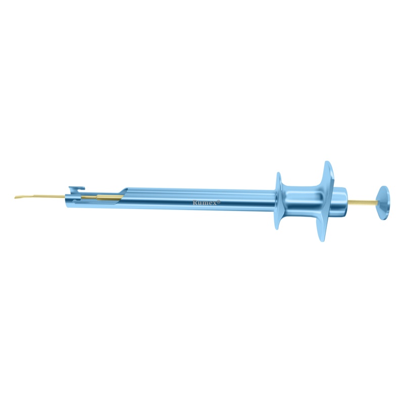 349R 16-2807 Next Generation IOL Injector for D Cartridge with Plunger Mechanism and Reverse Inner Spring, Length 187,5 mm, Titanium Handle