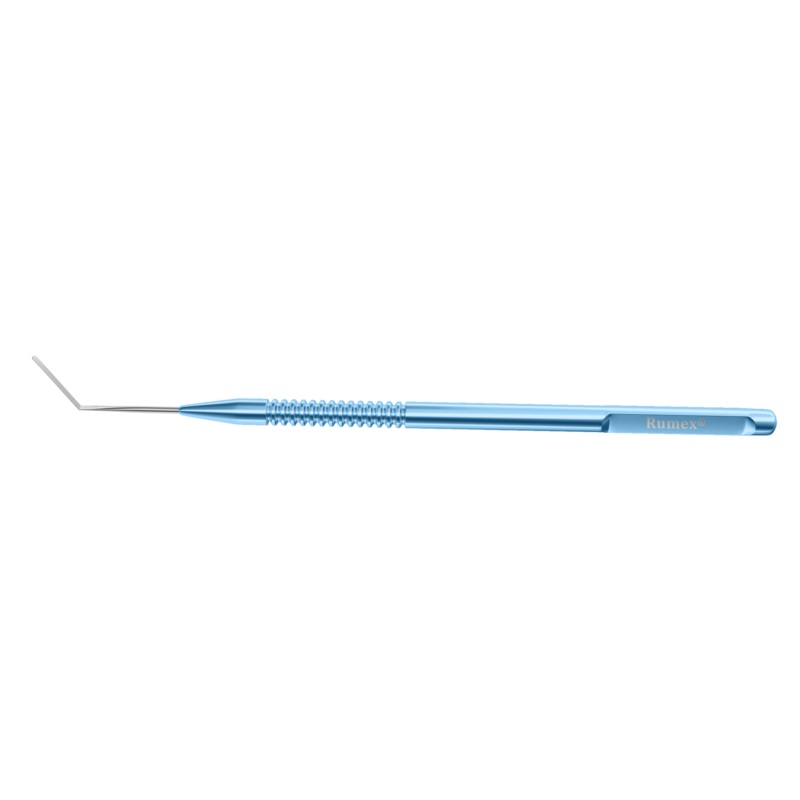 406R 13-137 Corneal Dissector, Straight, Length 125 mm, Round Titanium Handle
