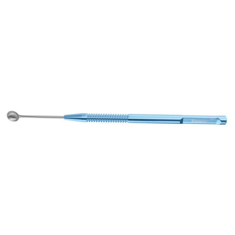 444R 16-061 Bunge Evisceration Spoon, Small, Length 137 mm, Round Titanium Handle