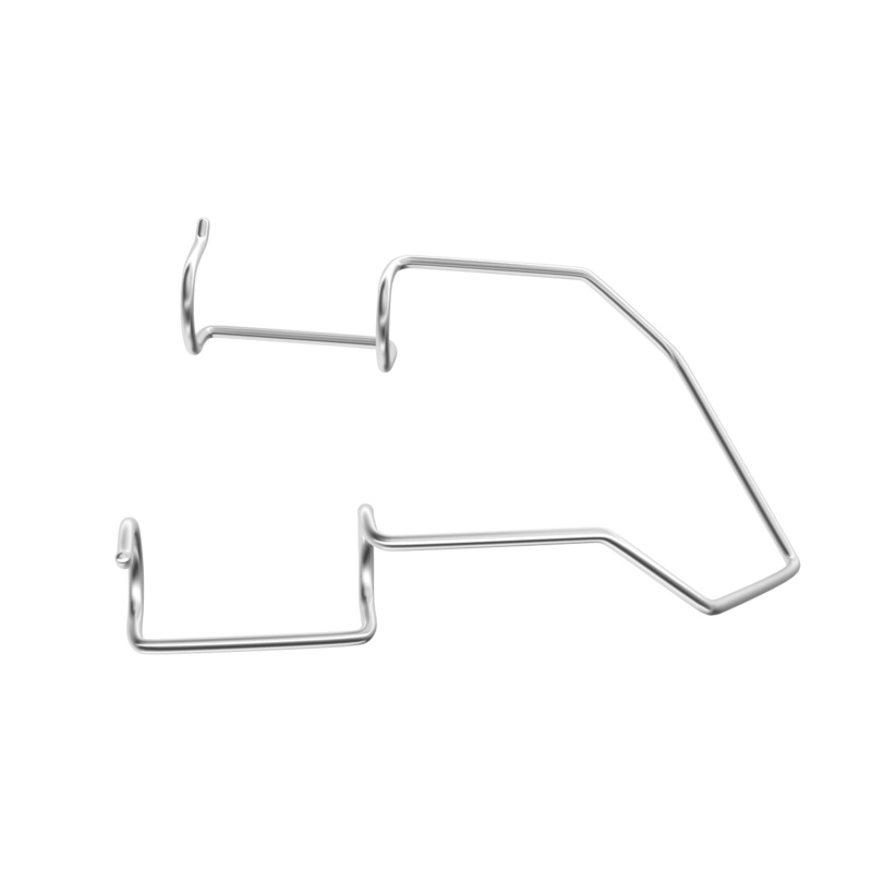 468R 14-025S Barraquer Wire Speculum, Temporal, Adult Size, Open 14.00 mm Blades, Length 45 mm, Stainless Steel
