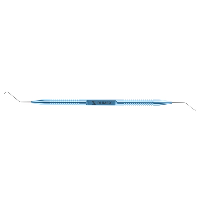 502R 13-181 Uy Laser Lens Fragmentation Combo Manipulator, Length 131 mm, Round Titanium Handle