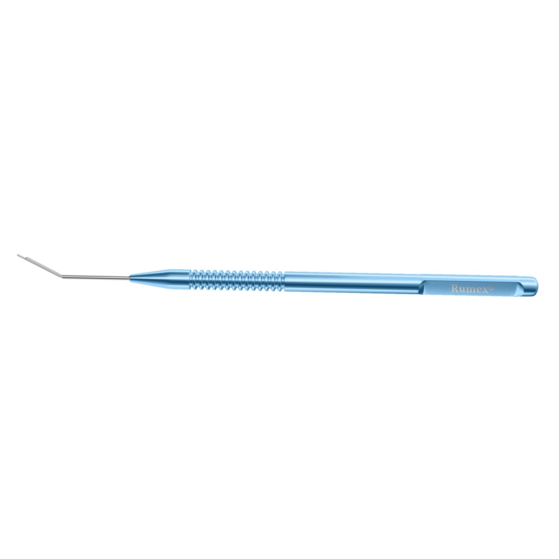550R 13-170 Trisector for DALK Procedure, Flat 1.40 x 0.70 mm Tip, Titanium Handle, Length 124 mm