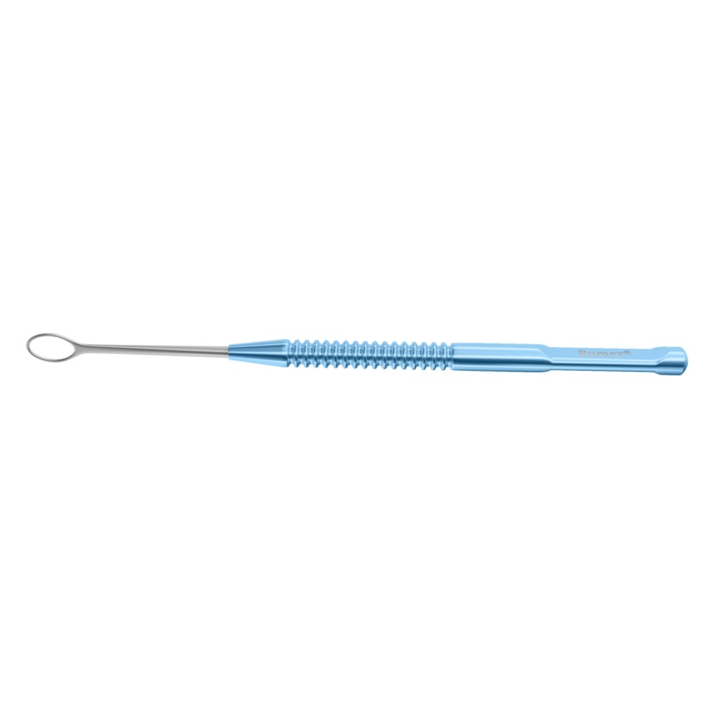 554R 16-115 Flynn Scleral Depressor, for Depressing PediatricSclera, Length 100 mm, Round Titanium Handle