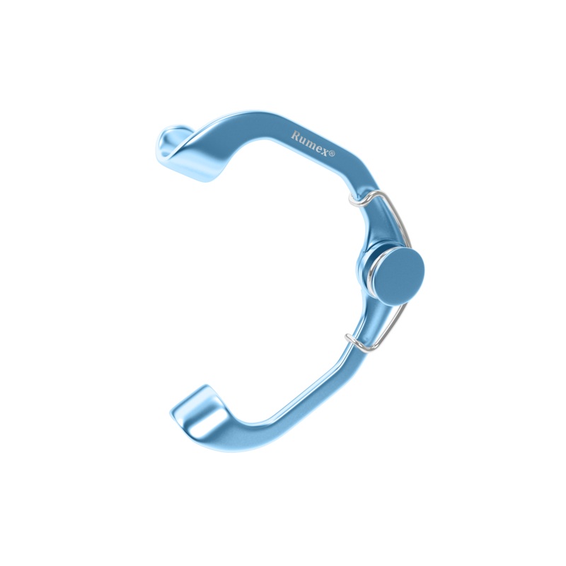 635R 14-031 Sauer Lid Speculum, Temporal, Newborn, Solid 5.00 mm Blades, Length 25 mm
