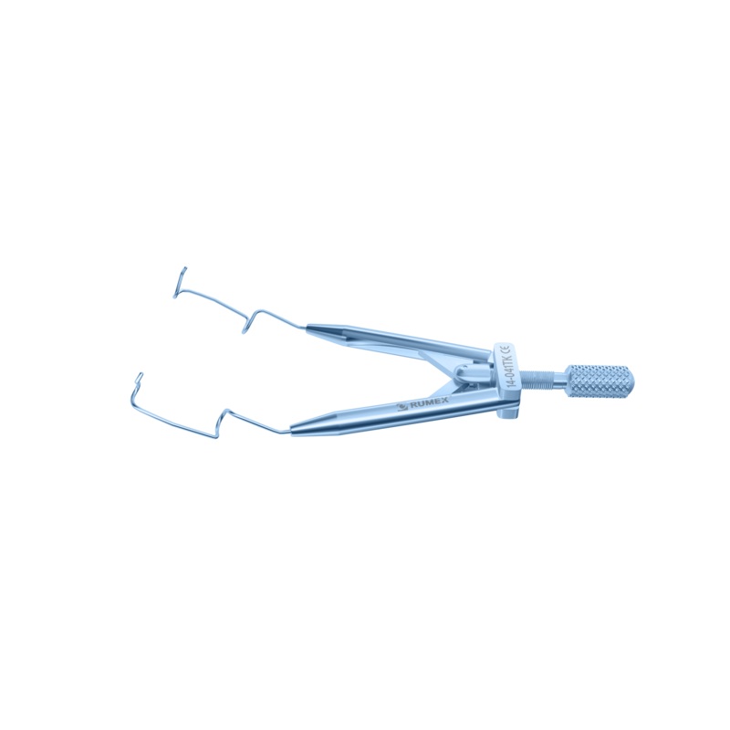 636R 14-041TK Lieberman Nasal Speculum, 14.00 mm Kratz Style Blades, Round Branches, Length 70 mm, Titanium