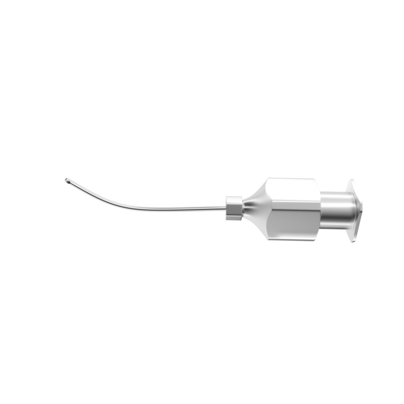 712R 15-009 Sub-Tenon’s Anesthesia Cannula (Para), Curved, 19 Ga x 25 mm, 0.30 mm Side-Port