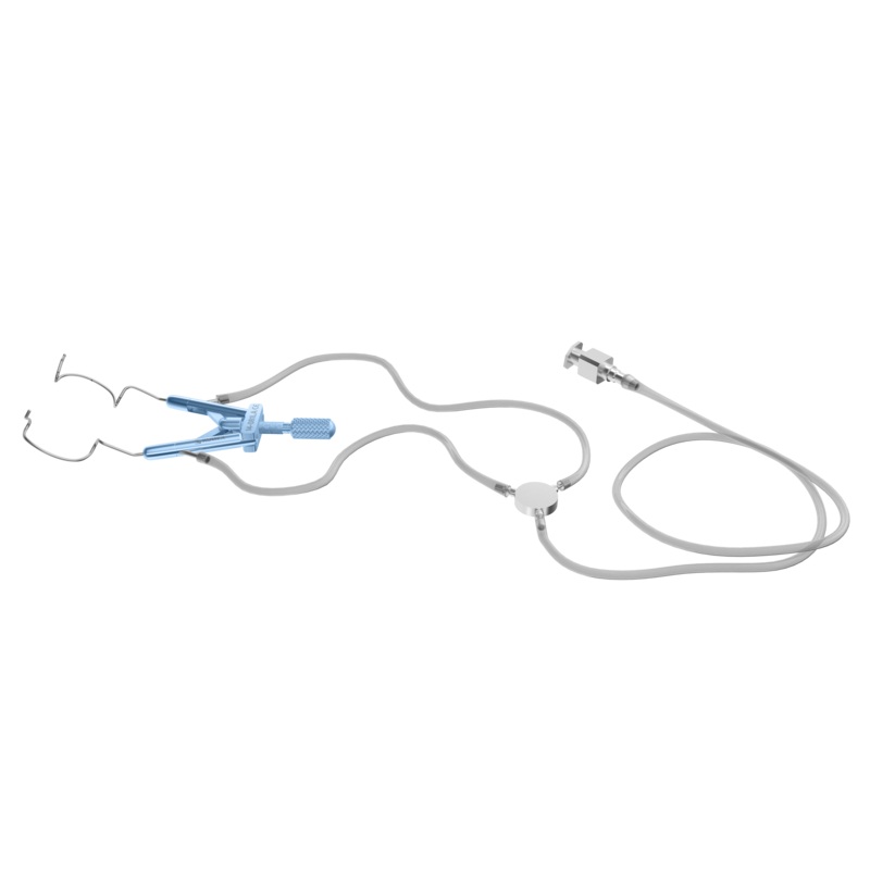 813R 14-081LA Lieberman Nasal Speculum with Aspiration, Adult Size, 14.00 mm Rounded Open Blades, Specially Designed for LASIK, Length 75 mm