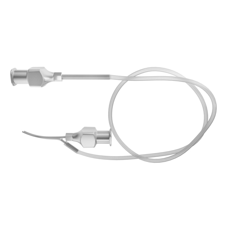 885R 15-119 Gills I/A Cannula with Silicone Tubing, Side by Side Front Opening, 23/23 Ga