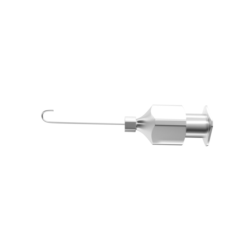 953R 15-073-27 Pearce J-Shaped, Micro Hydrodissector, 27 Ga x 22 mm