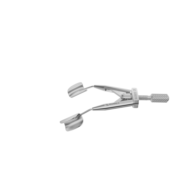999R 14-060S Kershner Reversible Speculum, 14.00 mm Solid Blades, Round Branches, Length 70 mm, Stainless Steel