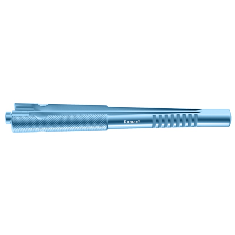 001R 12-003T Vitreoretinal Instrument Handle, Squeeze Model, Two Fingers Control, Titanium