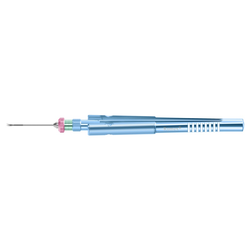 004R 12-209-23 Curved Subretinal Scissors, Curvature Radius 12.00 mm, 23 Ga, Tip Only