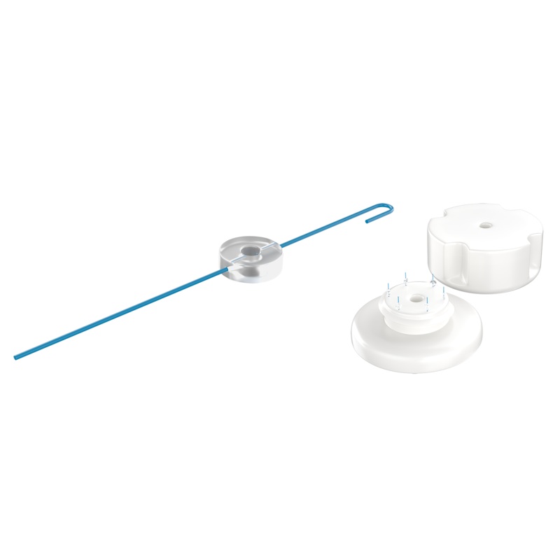 007R 10-5127 Reusable Iris Retractor, 1 Pack of 6 Pcs – 6 Retractors in Teflon Container