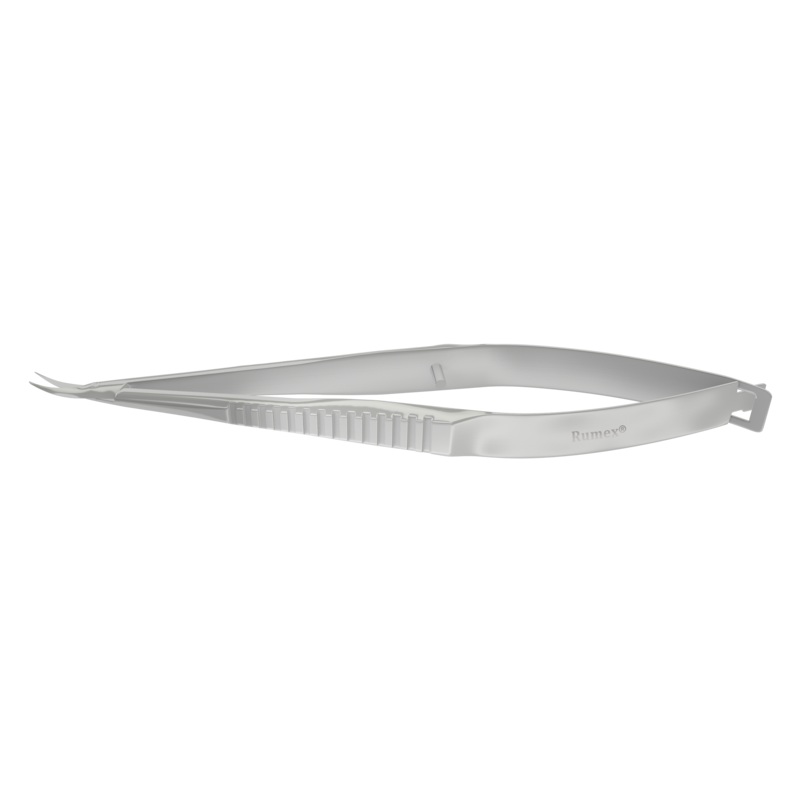 199R 11-015S Castroviejo Curved Corneal Scissors, Medium, Blunt Tips, 13.00 mm Blades, Length 110 mm, Stainless Steel