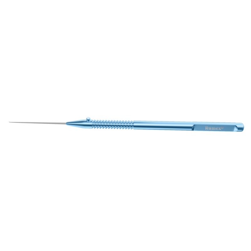 214R 13-097-23 Delicate Membrane Pick, 23 Ga, Length 135 mm, Round Titanium Handle