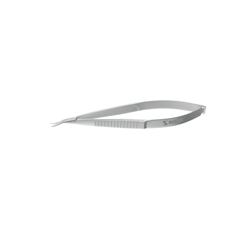 320R 11-010S Castroviejo Corneal Scissors, Left, Curved, Blunt Tips, 7.00 mm Blades, Length 100 mm, Stainless Steel