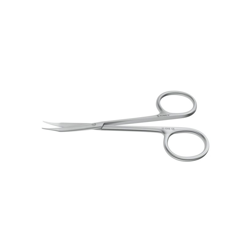 335R 11-131S Stevens Tenotomy Scissors, Curved, Sharp Tips, Length 115 mm, Stainless Steel