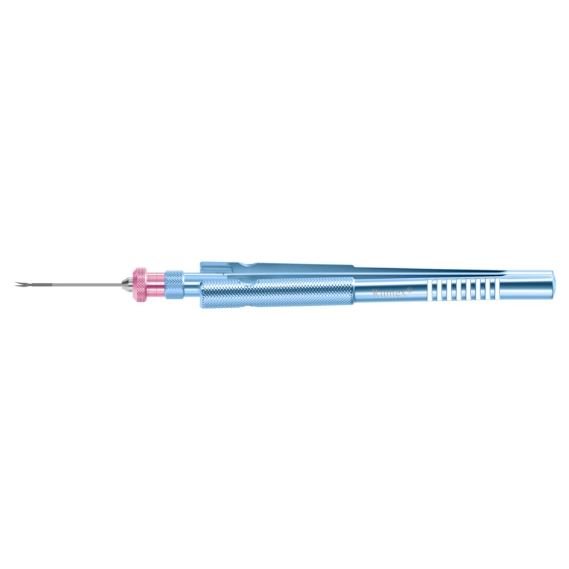 412R 12-209 Curved Subretinal Scissors, Curvature Radius 12.00 mm, 20 Ga, Tip Only