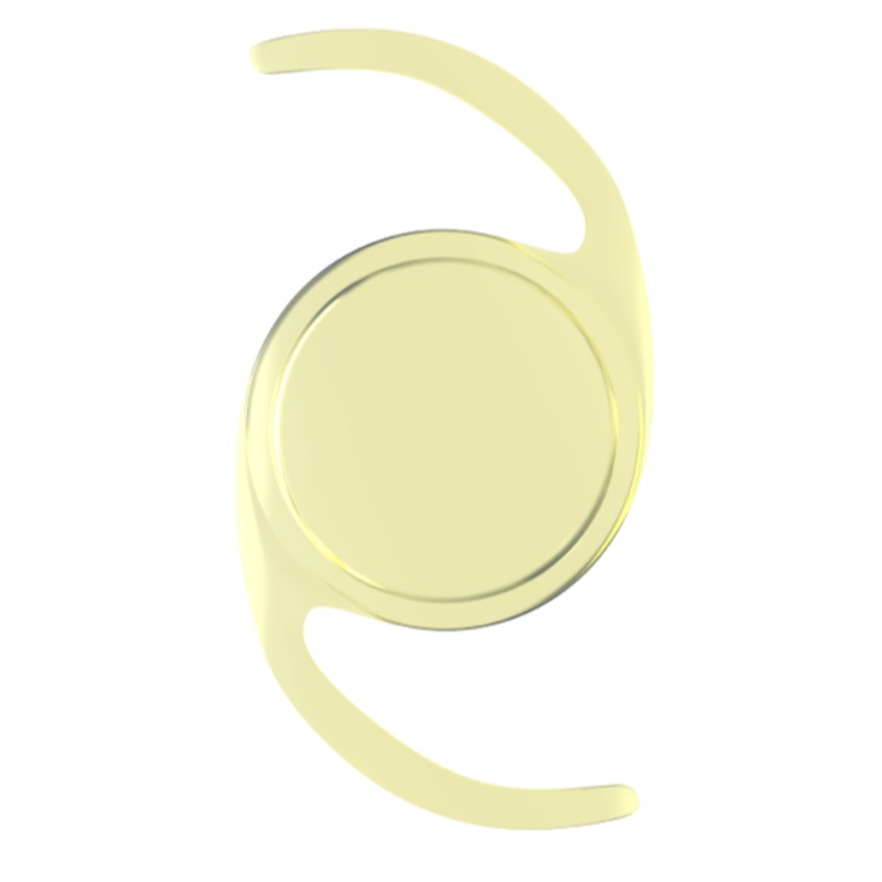 999R AquaFree Yellow Aspheric Hydrophobic Single-Piece Foldable Hydrophobic Acrylic Blue-blocking Aspheric Lens, natural yellow