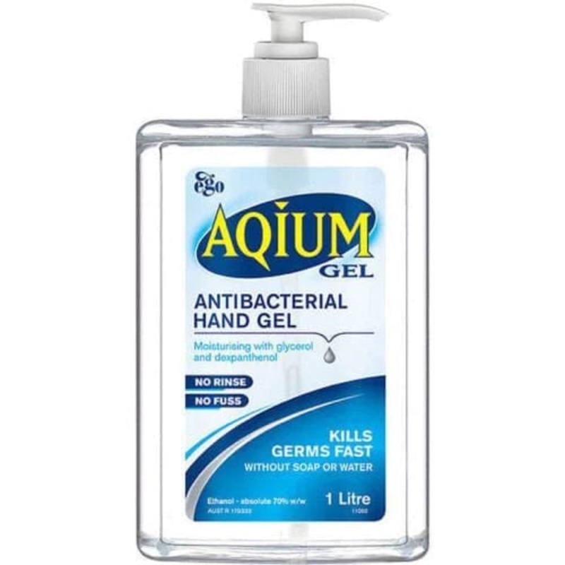 Aqium Hand Gel 1Litre Pump