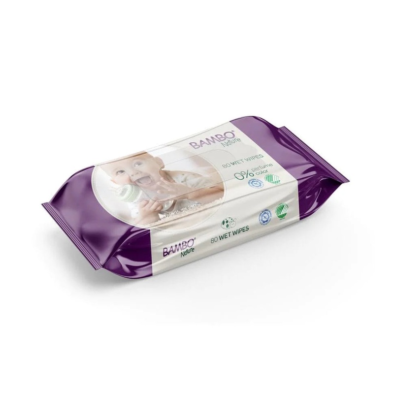 Bambo Nature Baby Wipes 15x20cm 80/Pk