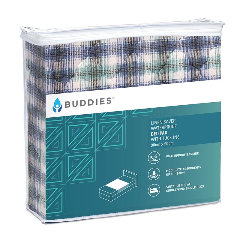 Buddies Linen Saver Bed Pad With Tucks