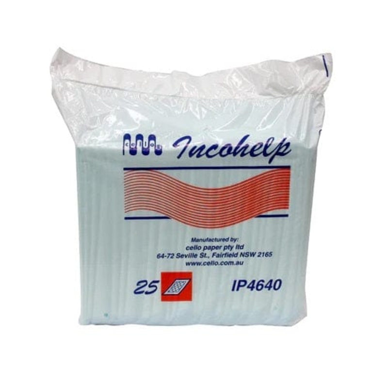 Cello Standard Under Pad|Packet of 25|Carton of 200