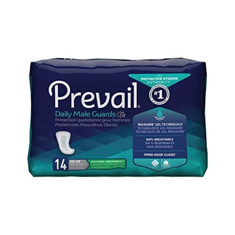 Prevail Male Guards|Packet of 14|Carton of 126